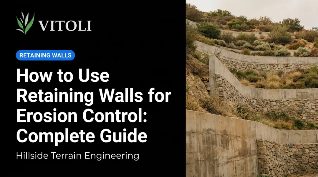 How to Use Retaining Walls for Erosion Control: Complete Guide