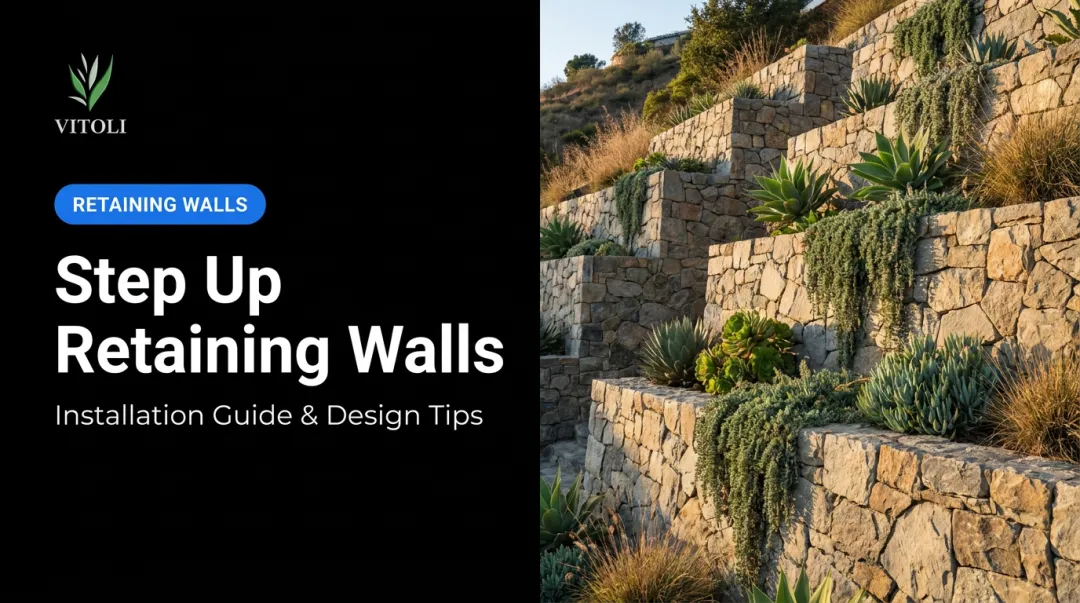 Step Up Retaining Walls: Installation Guide & Design Tips