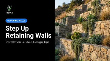 Step Up Retaining Walls: Installation Guide &amp; Design Tips