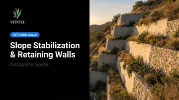 Slope Stabilization &amp; Retaining Walls: Complete Guide