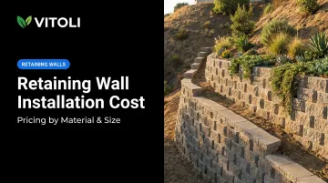 Retaining Wall Installation Cost: Pricing by Material &amp; Size