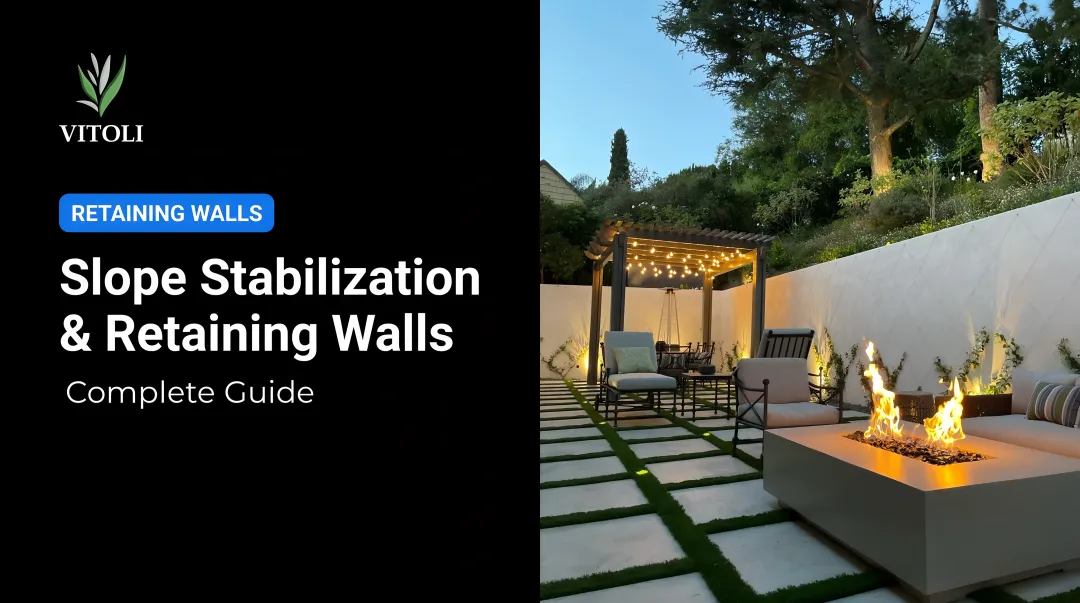 Slope Stabilization &amp; Retaining Walls: Complete Guide