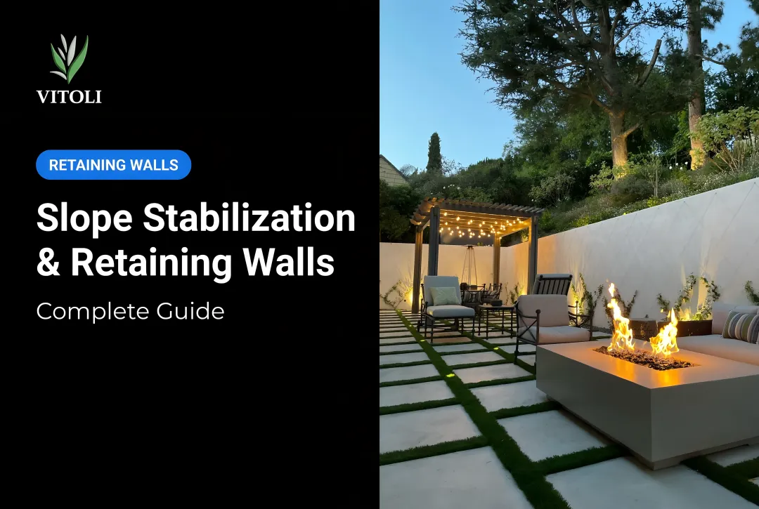 Slope Stabilization & Retaining Walls: Complete Guide