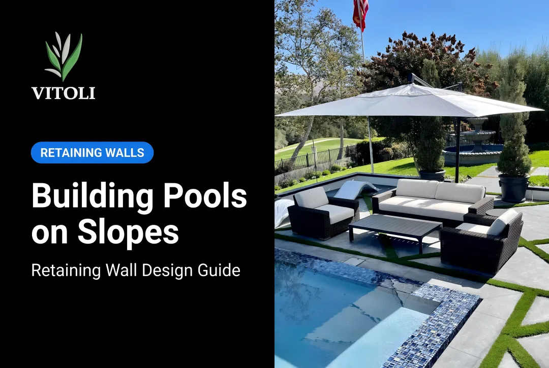 Building Pools on Slopes: Retaining Wall Design Guide