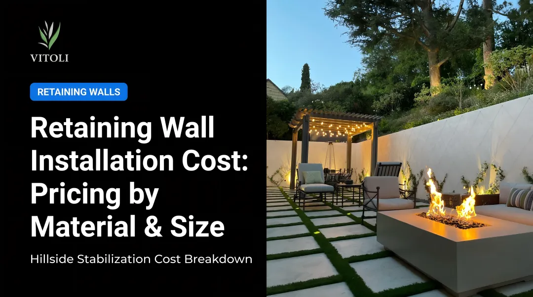 Retaining Wall Installation Cost: Pricing by Material &amp; Size