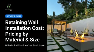 Retaining Wall Installation Cost: Pricing by Material & Size