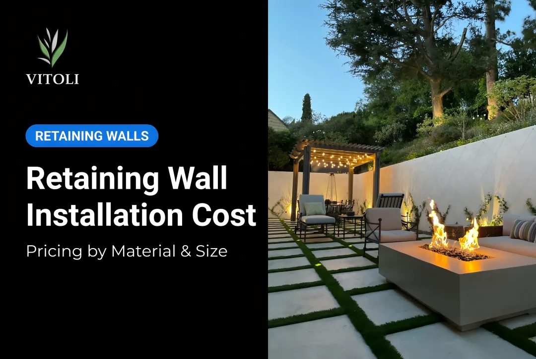 Retaining Wall Installation Cost: Pricing by Material & Size