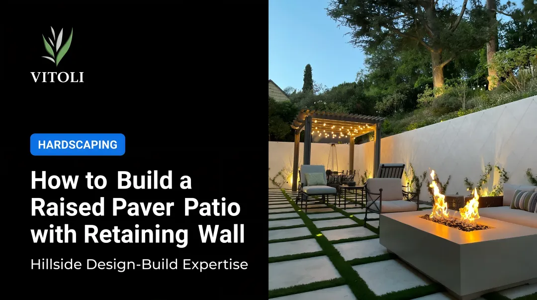 How to Build a Raised Paver Patio with Retaining Wall