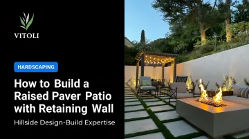 How to Build a Raised Paver Patio with Retaining Wall
