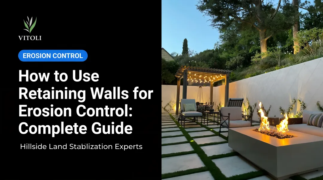 How to Use Retaining Walls for Erosion Control: Complete Guide