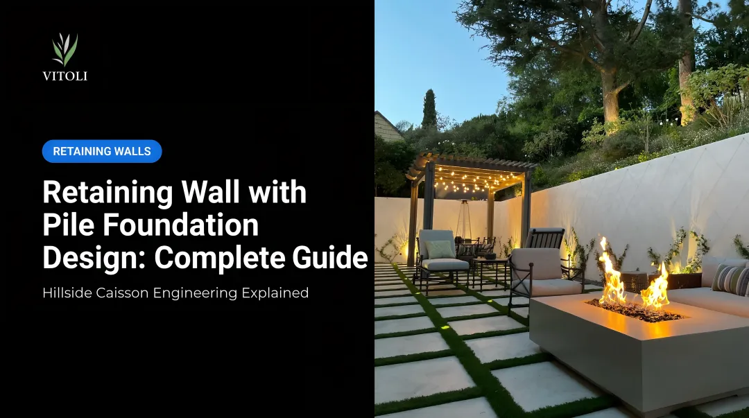 Retaining Wall with Pile Foundation Design: Complete Guide