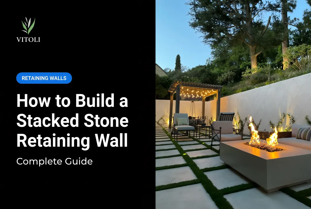 How to Build a Stacked Stone Retaining Wall: Complete Guide