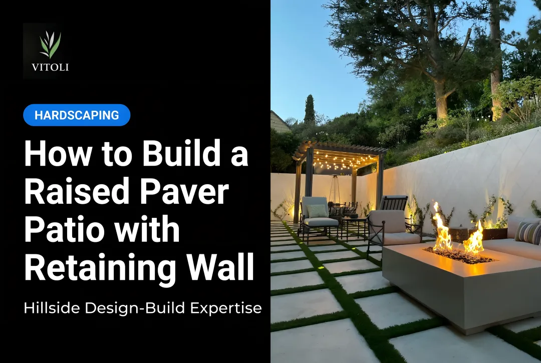 How to Build a Raised Paver Patio with Retaining Wall