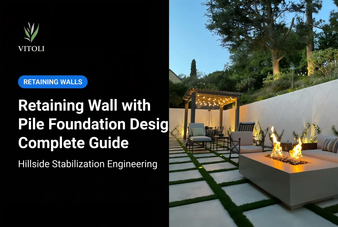 Retaining Wall with Pile Foundation Design: Complete Guide