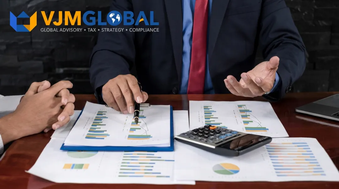 VJM Global team advising US business owners on India market entry compliance
