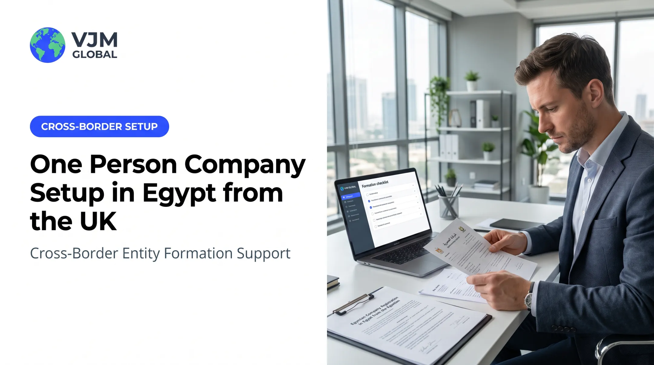 One Person Company Setup in Egypt from the UK
