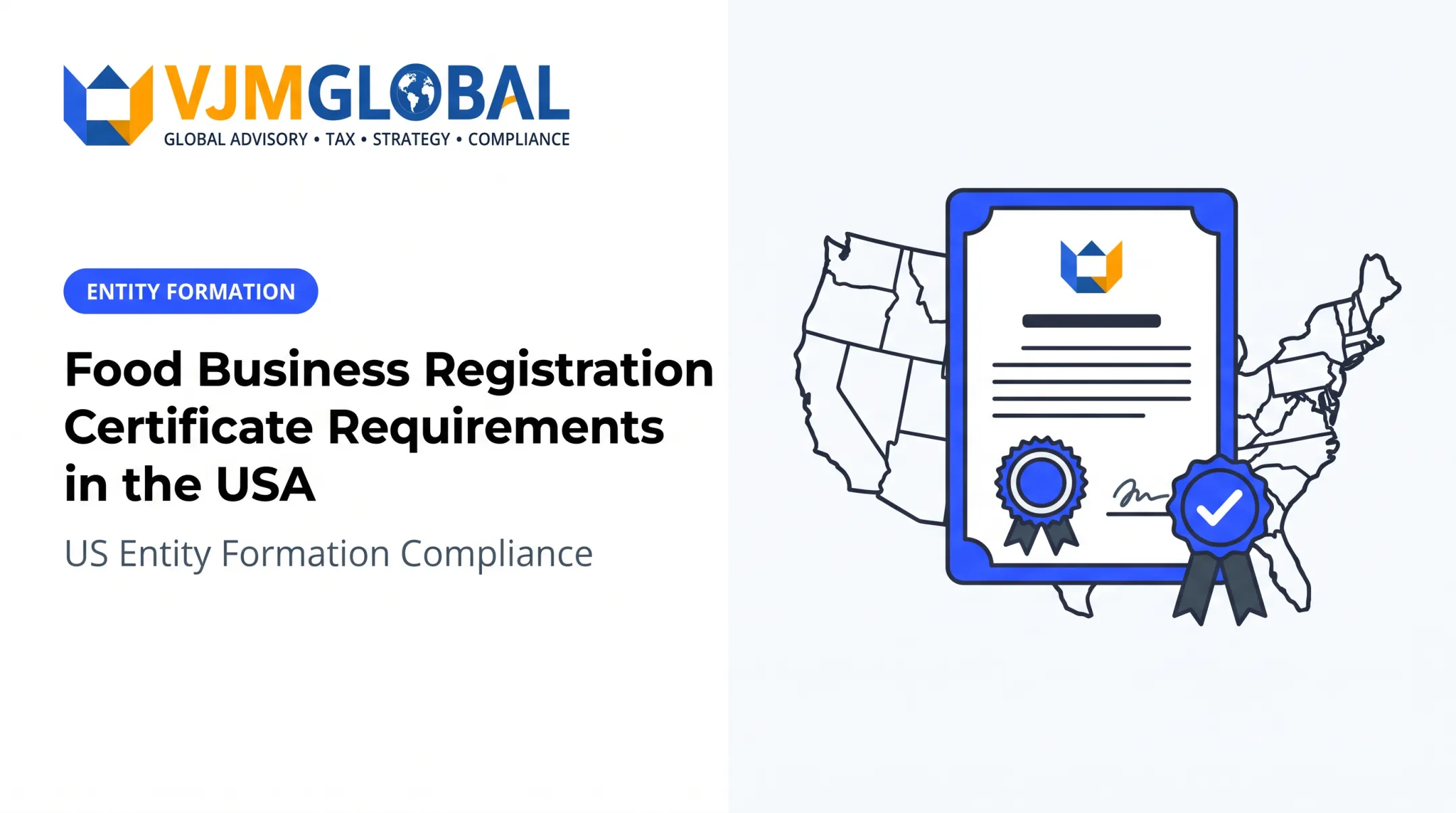 Food Business Registration Certificate Requirements in the USA