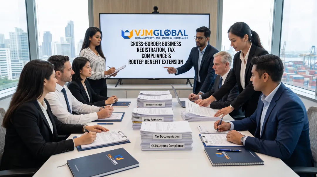 VJM Global team assisting Indian founders with Luxembourg compliance
