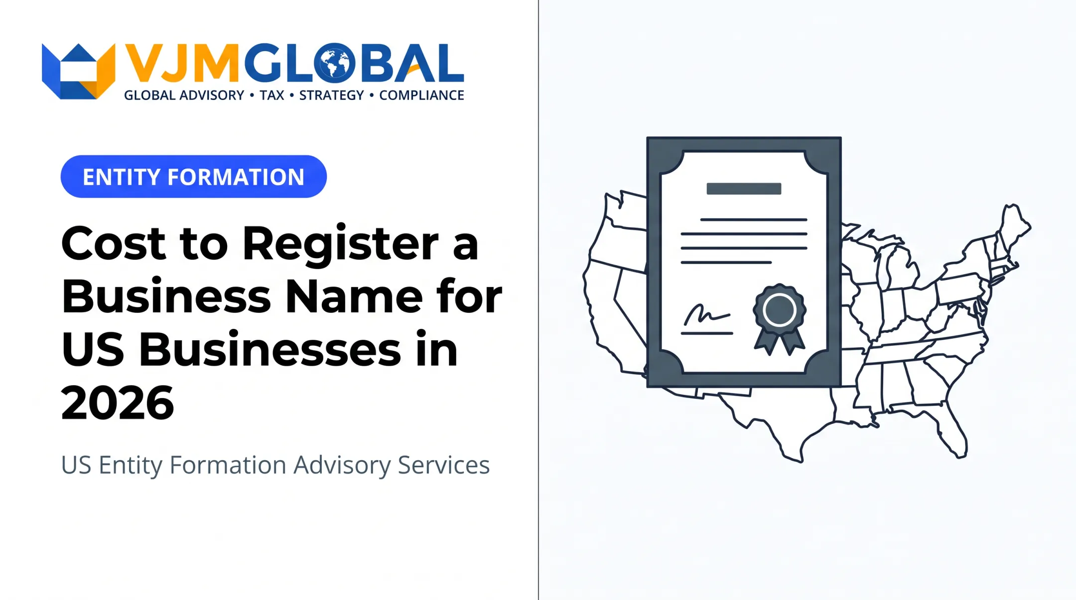 Cost to Register a Business Name for US Businesses in 2026