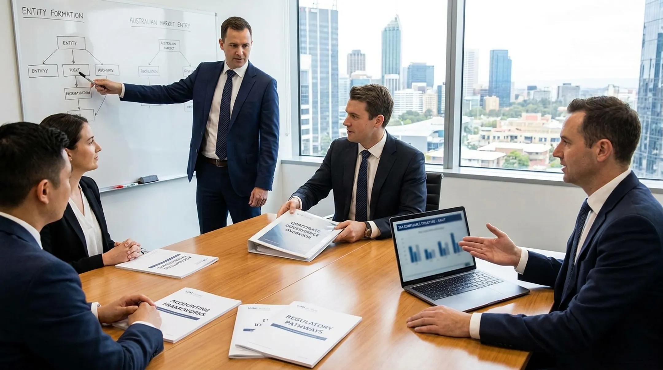 VJM Global team supporting foreign-owned businesses entering Australia
