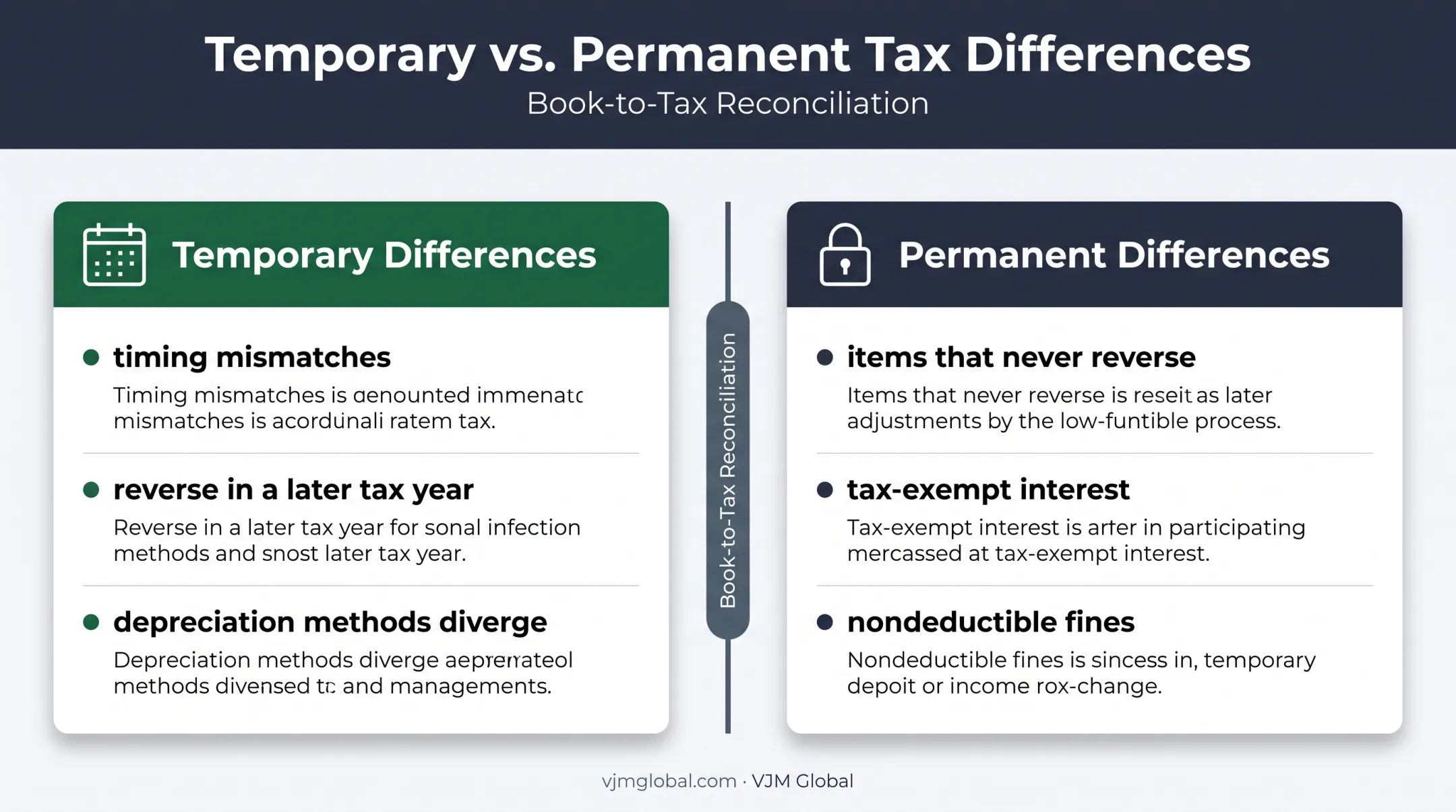 Temporary versus permanent Schedule M-3 book-to-tax differences