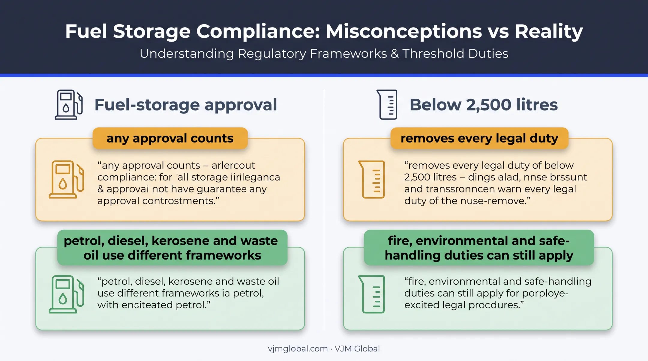 Two petroleum storage certificate misconceptions and accurate compliance explanations
