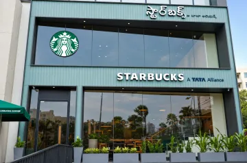 Tata Starbucks storefront representing joint venture market entry in India