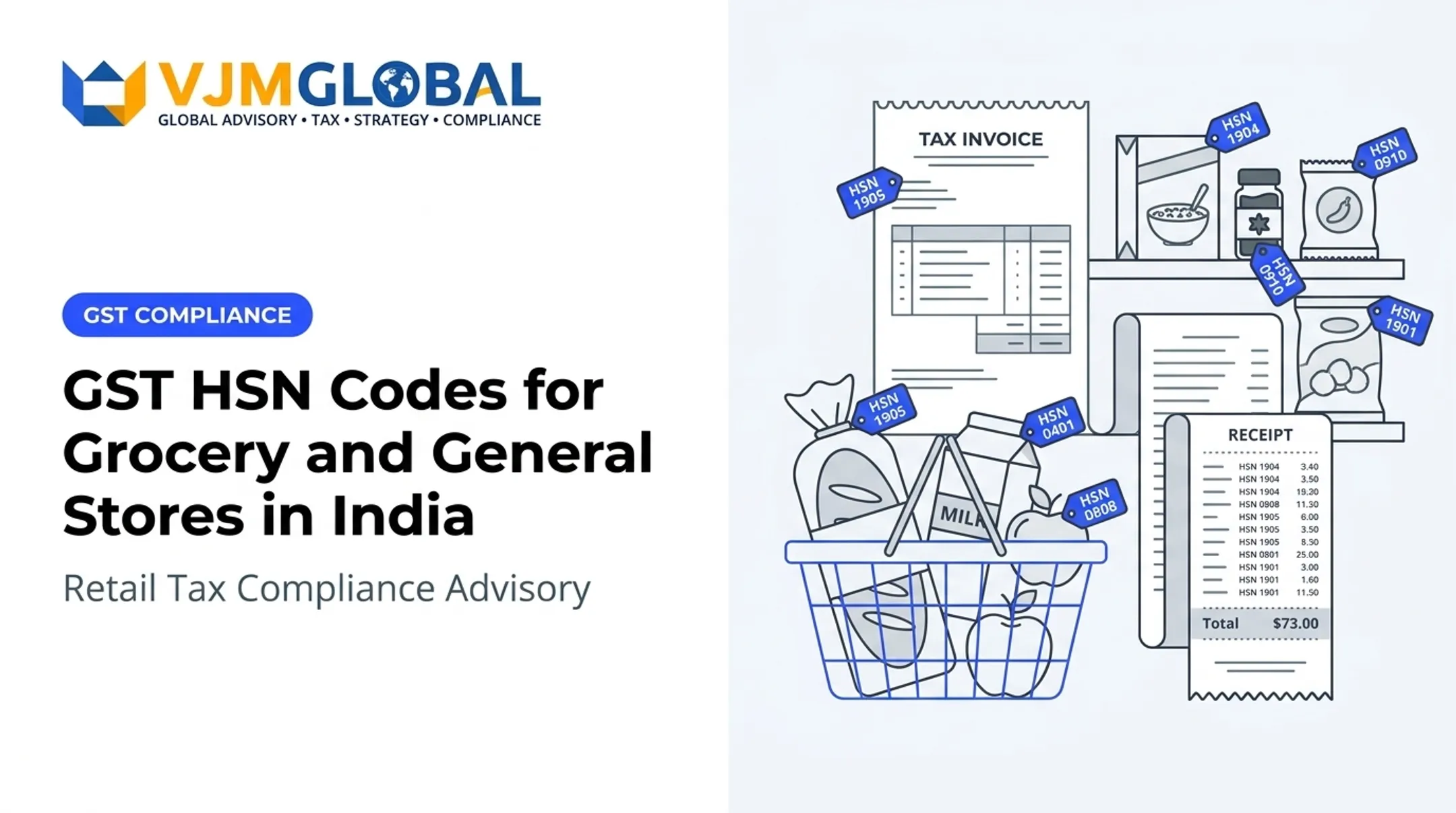 GST HSN Codes for Grocery and General Stores in India
