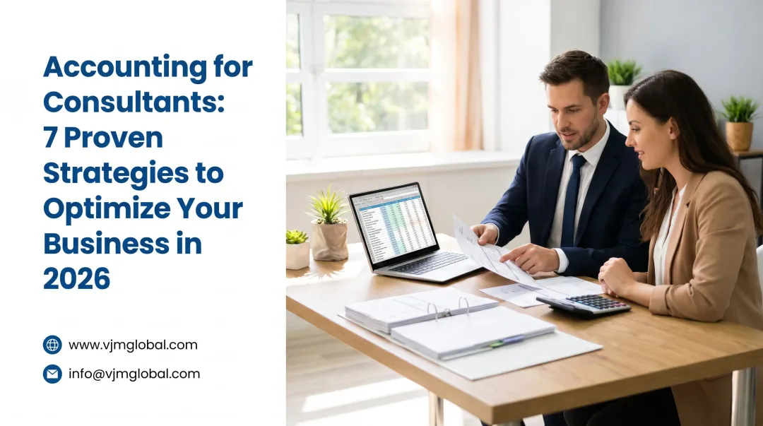 Professional accountant reviewing sole proprietorship compliance documents and financial records