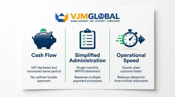 Three key benefits of postponed VAT accounting cash flow administration and speed