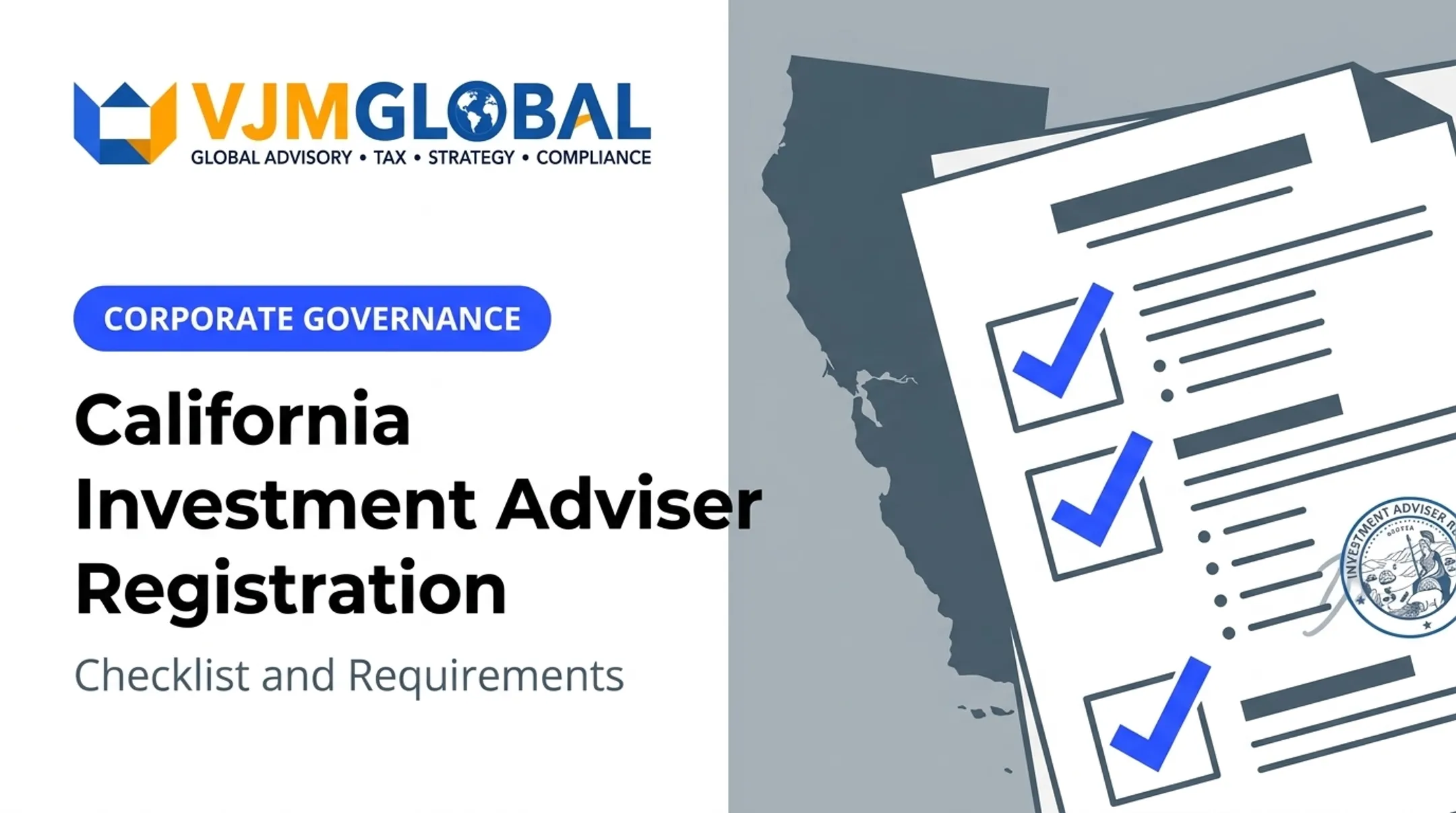California Investment Adviser Registration: Checklist and Requirements