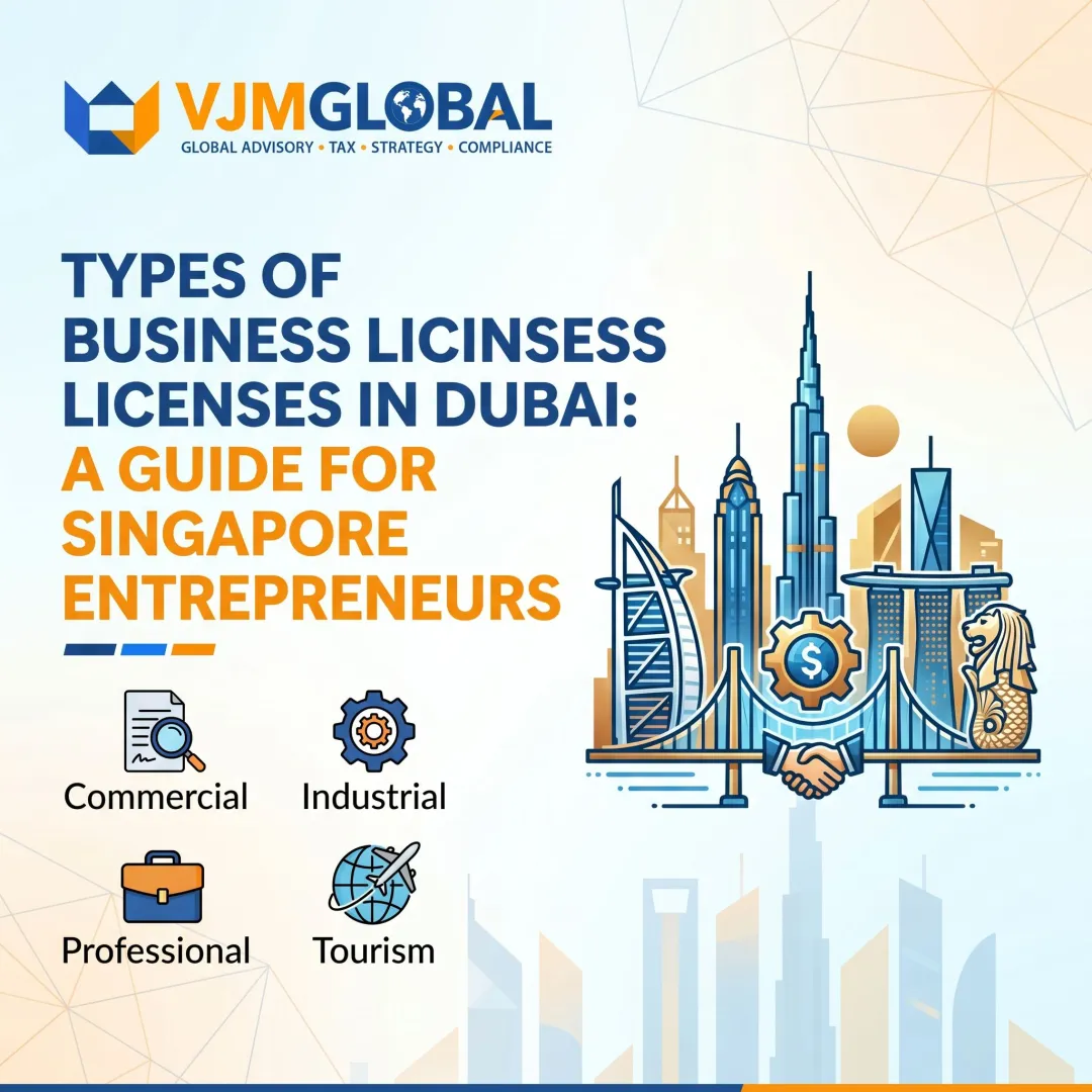 Types of Business Licenses in Dubai: A Guide for Singapore Entrepreneurs
