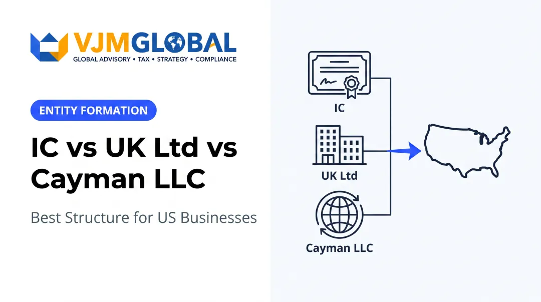 IC vs UK Ltd vs Cayman LLC: Best Structure for US Businesses