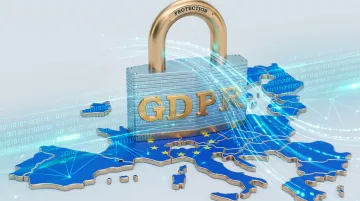 GDPR data protection compliance concept with European privacy regulations