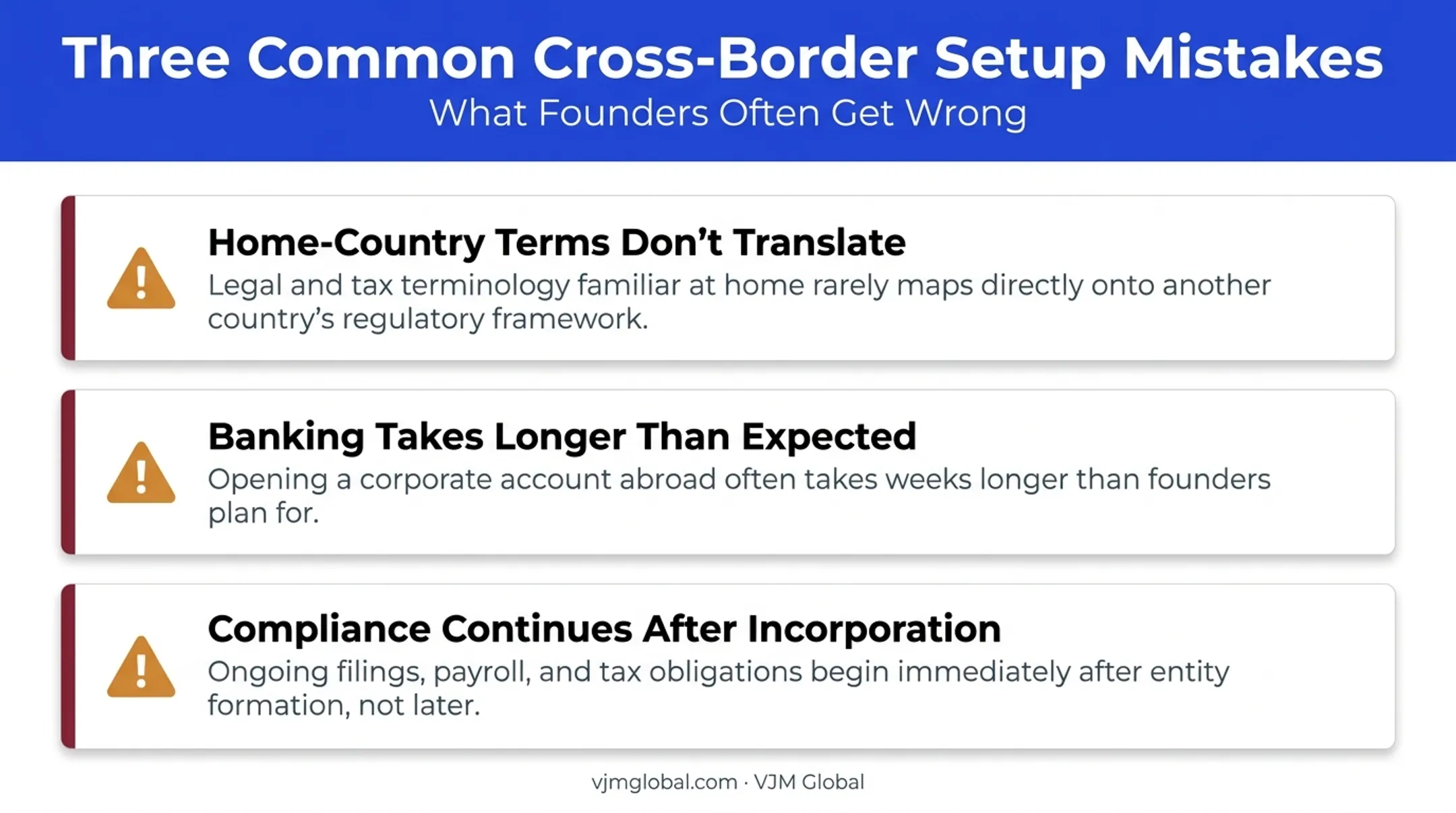 Three common mistakes founders make forming a UK limited company