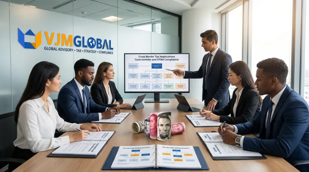 VJM Global cross-border advisory team supporting US business owners
