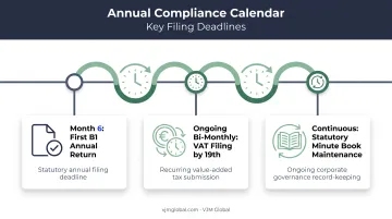 Ireland annual compliance calendar for UAE-owned company filings