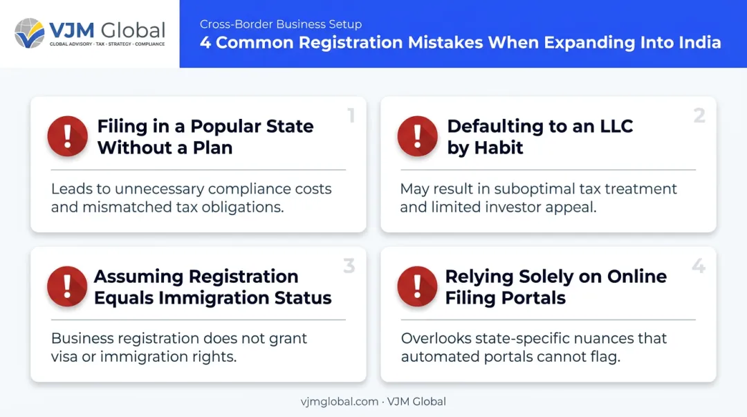 4 common mistakes foreign founders make registering US companies