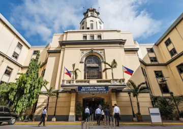 Government agency office building representing business registration in the Philippines