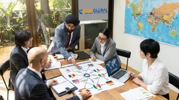 VJM Global advisory team discussing cross-border investment company structuring