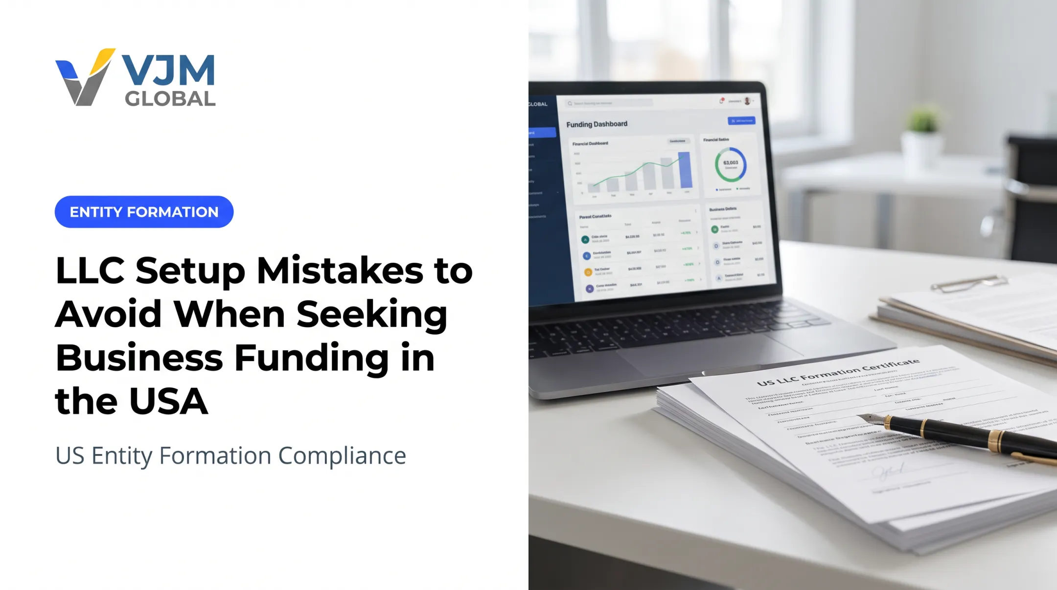 LLC Setup Mistakes to Avoid When Seeking Business Funding in the USA