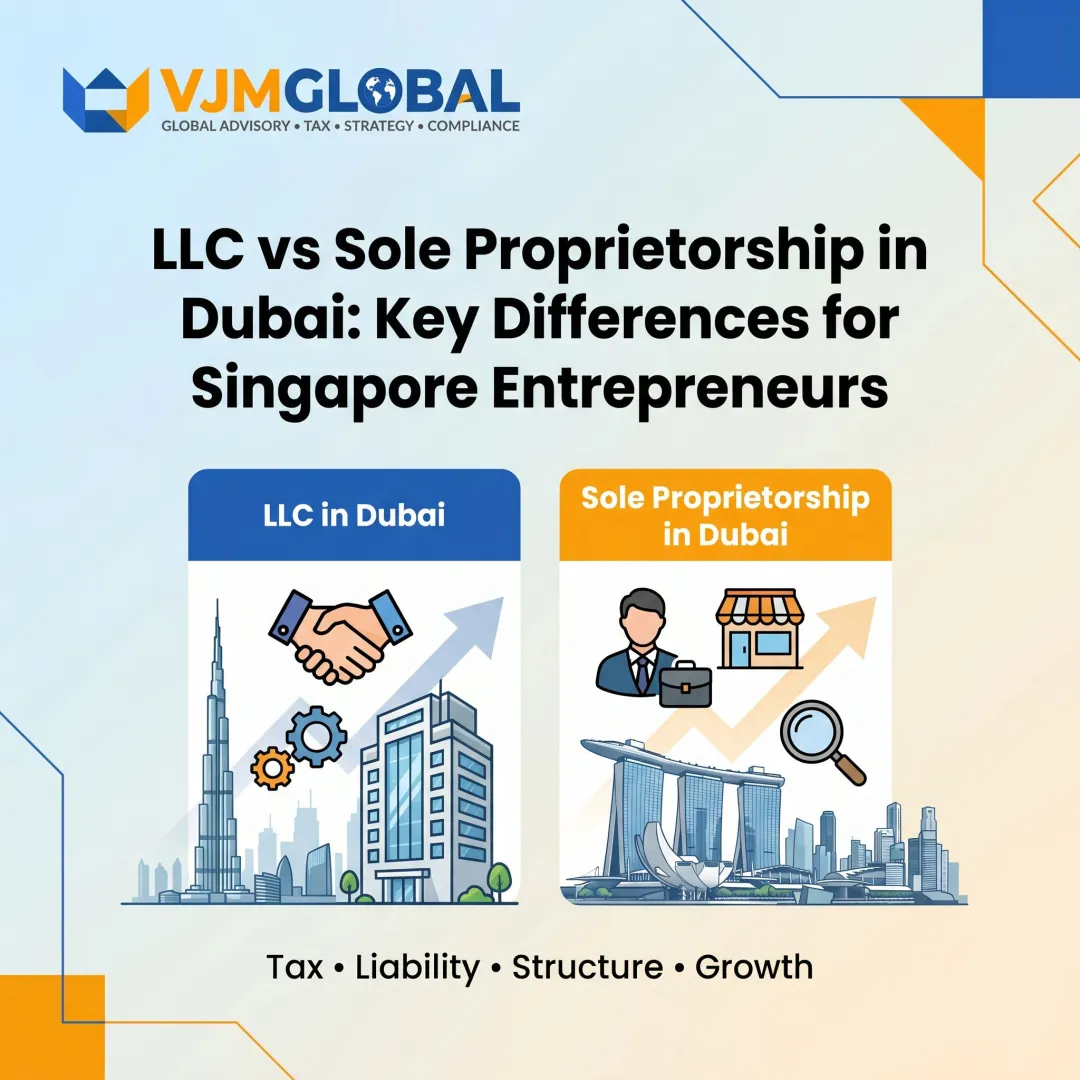 LLC vs Sole Proprietorship in Dubai: Key Differences for Singapore Entrepreneurs