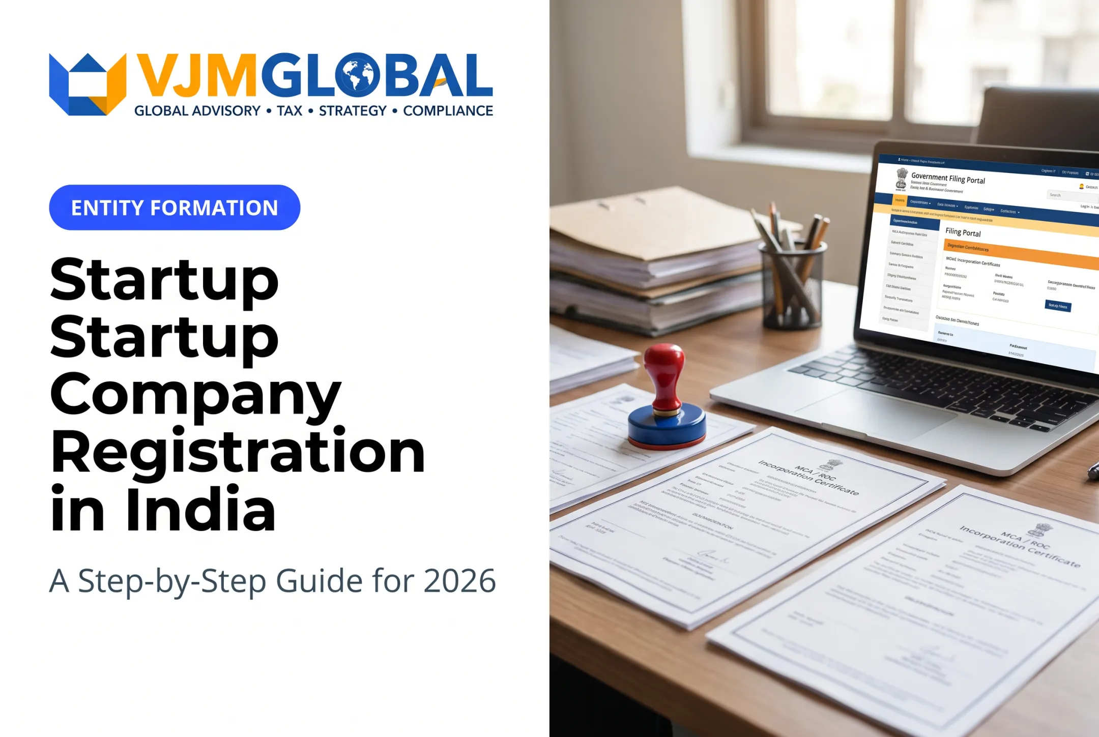 Startup Company Registration in India: A Step-by-Step Guide for 2026