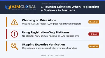 Three common mistakes founders make when selecting a company formation service