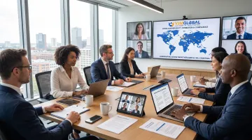 VJM Global cross-border compliance team coordinating international business formation services