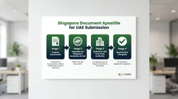 Singapore apostille process for UAE corporate document submission step-by-step flow