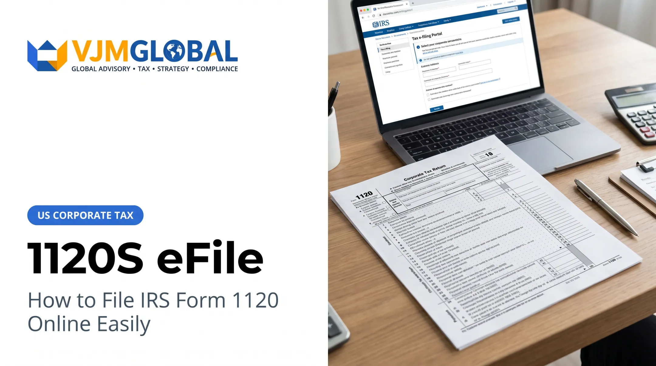 1120S eFile: How to File IRS Form 1120 Online Easily
