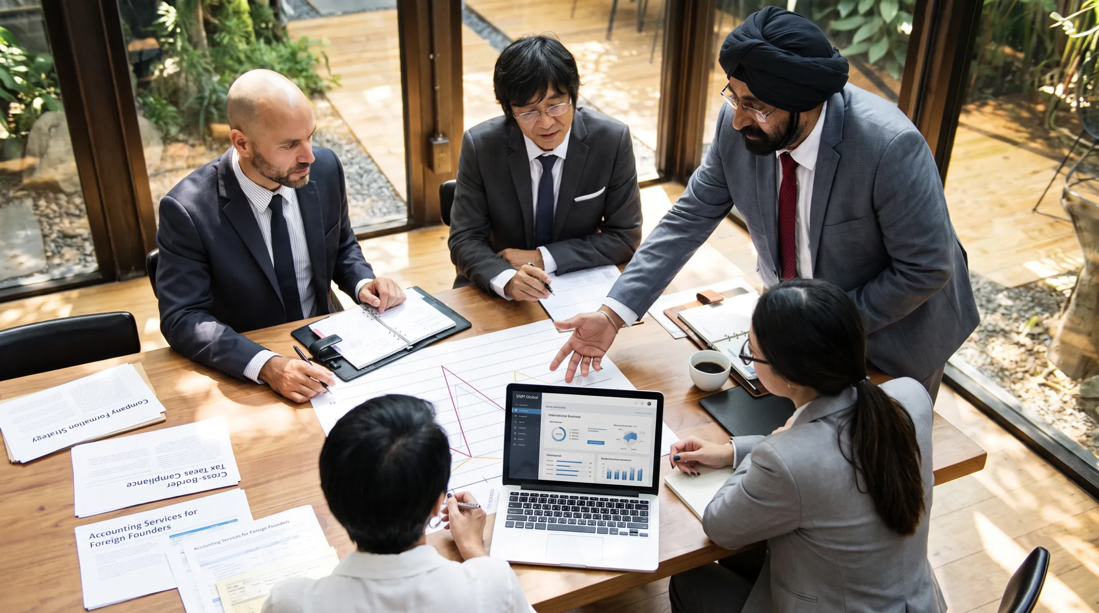 VJM Global advisory team supporting German company formation clients