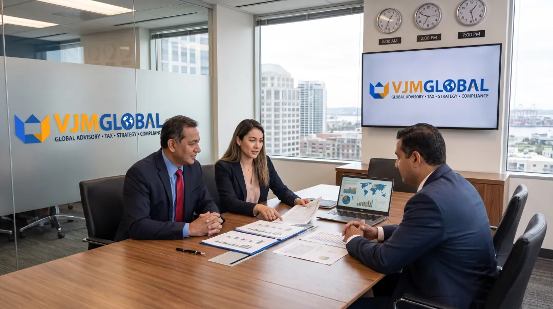 VJM Global advisory team supporting German entrepreneurs with US business compliance