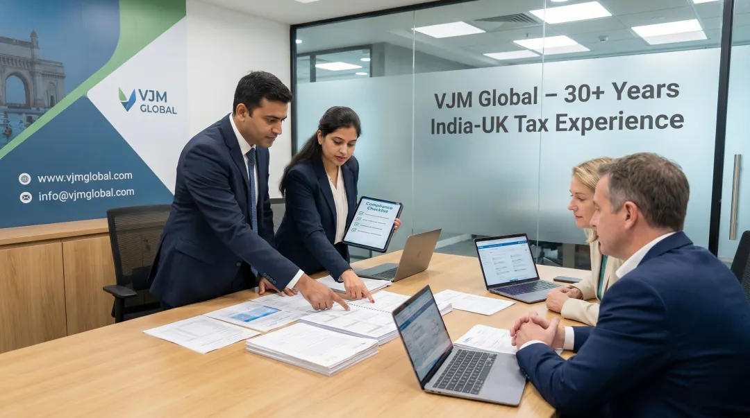 VJM Global tax consultants supporting UK businesses with India DTAA compliance filings